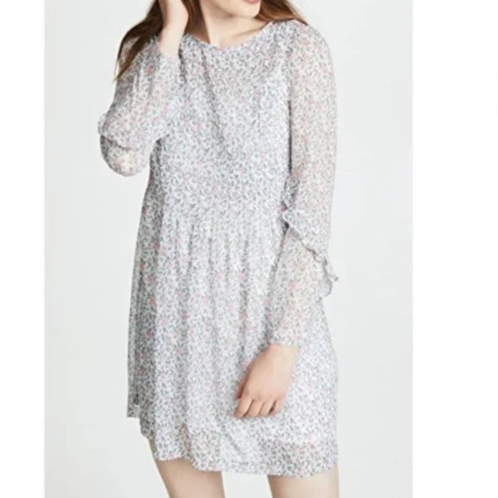 Club Monaco Silk Catira Floral Pleated Size 00